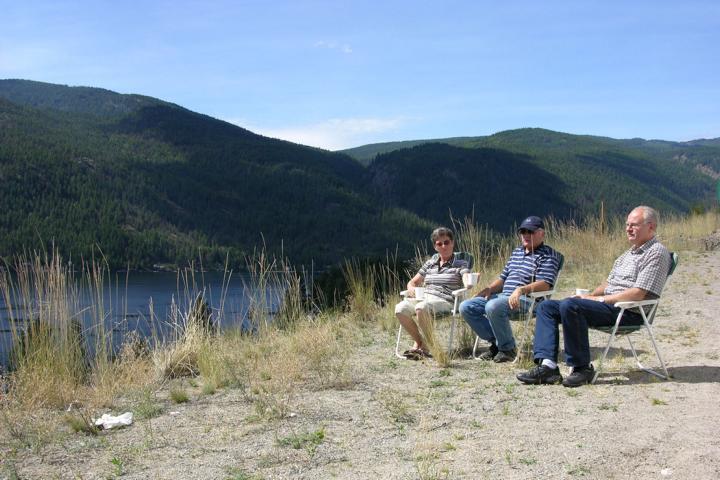Wir drei am Christina Lake. Was wird auf mich zukommen?